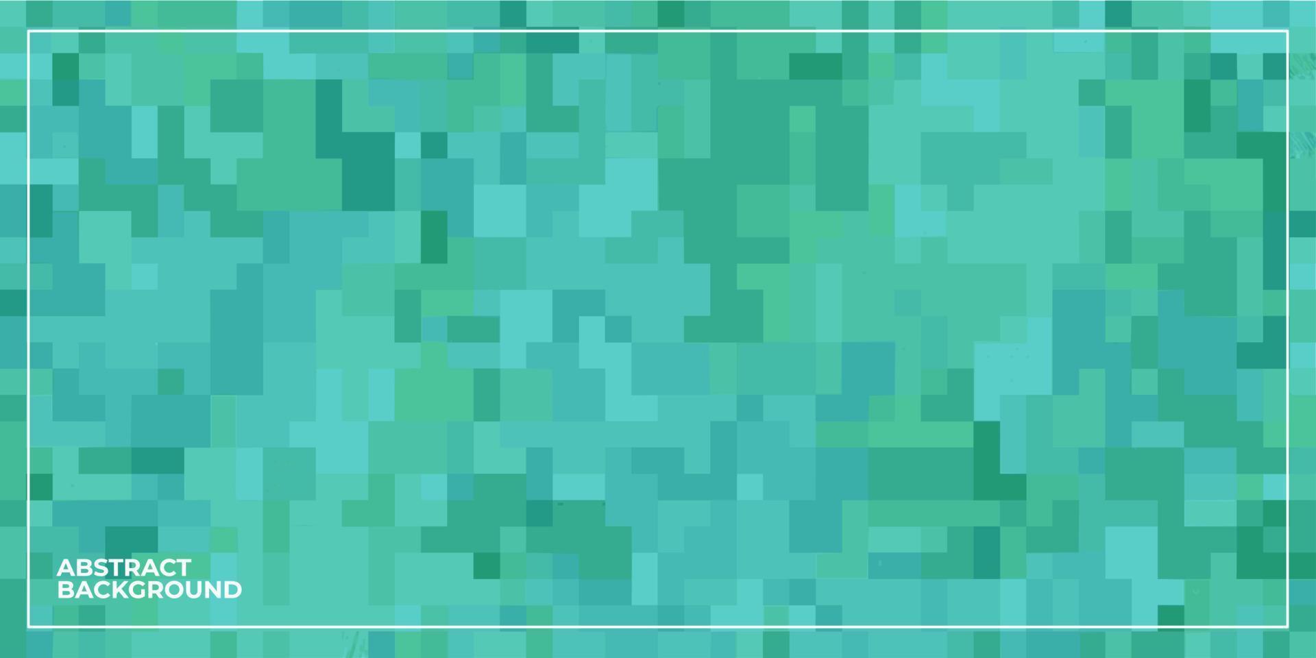 abstract geometric pixel square tiled mosaic background vector