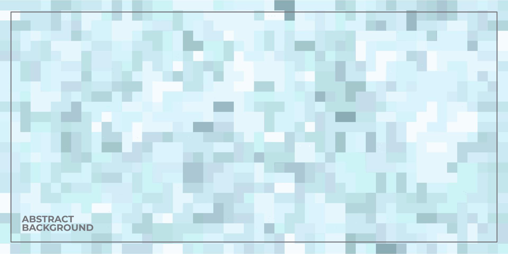 abstract geometric pixel square tiled mosaic background vector