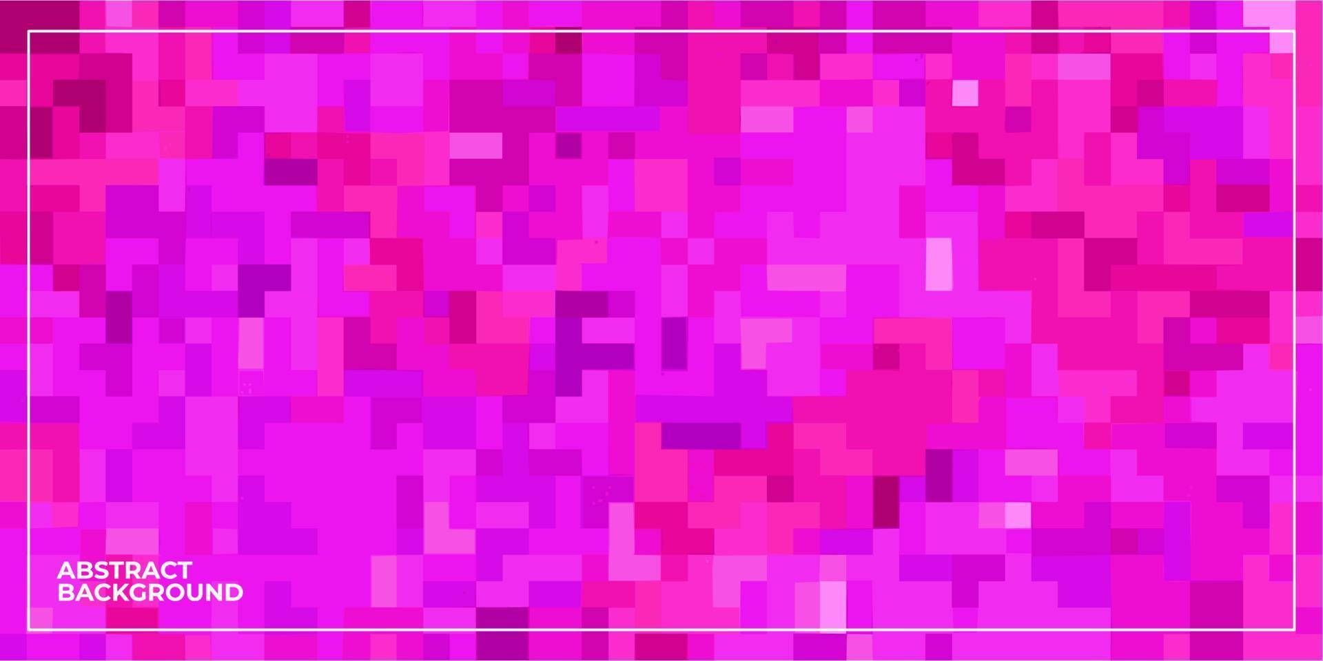 abstract geometric pixel square tiled mosaic background vector