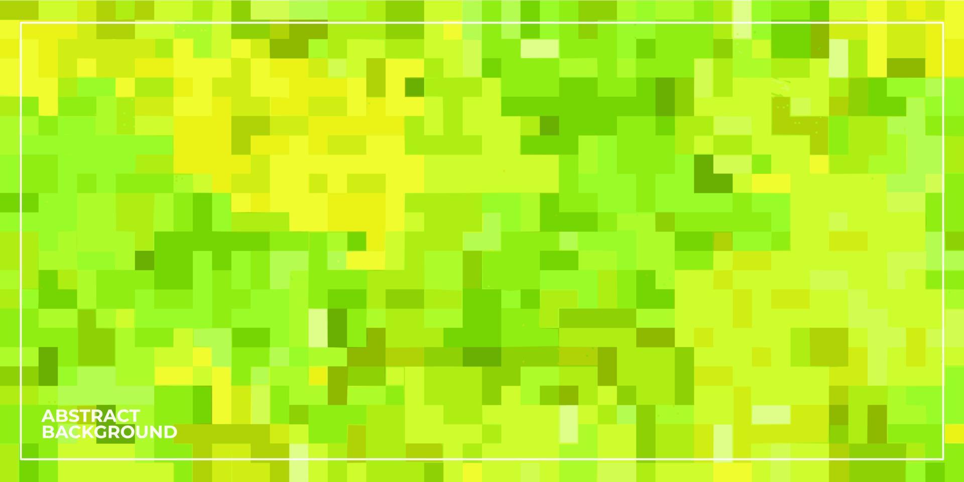 abstract geometric pixel square tiled mosaic background vector