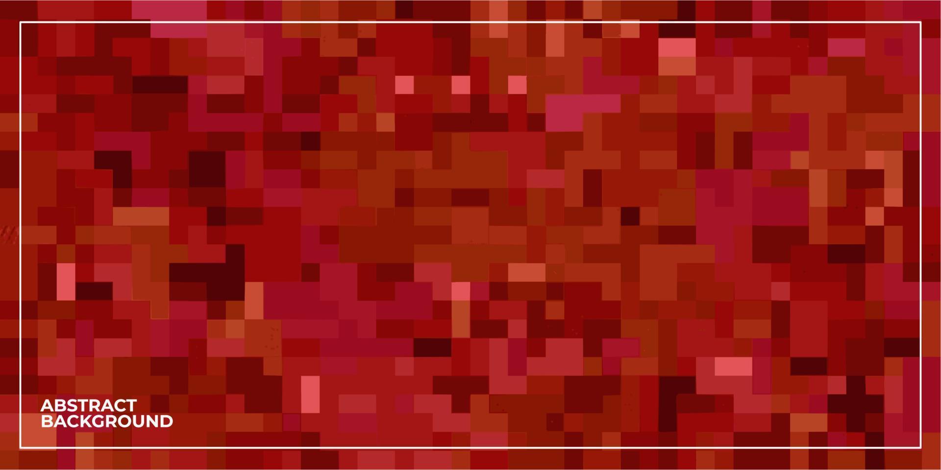 abstract geometric pixel square tiled mosaic background vector