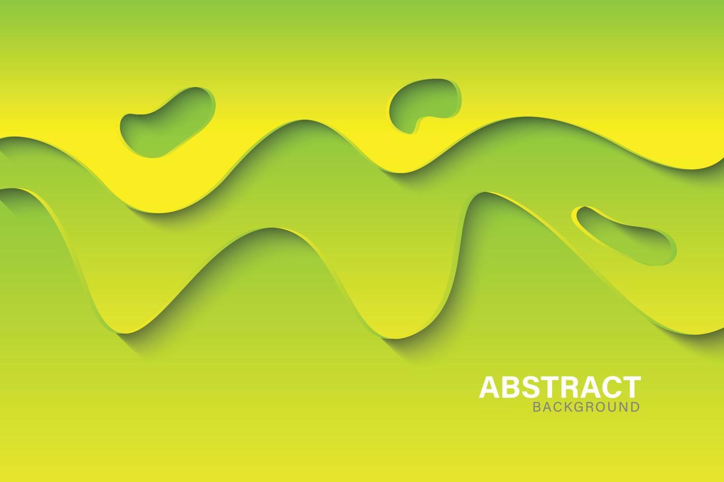 Abstract background green and Yellow color background abstract art Design element for web banners, posters, vector