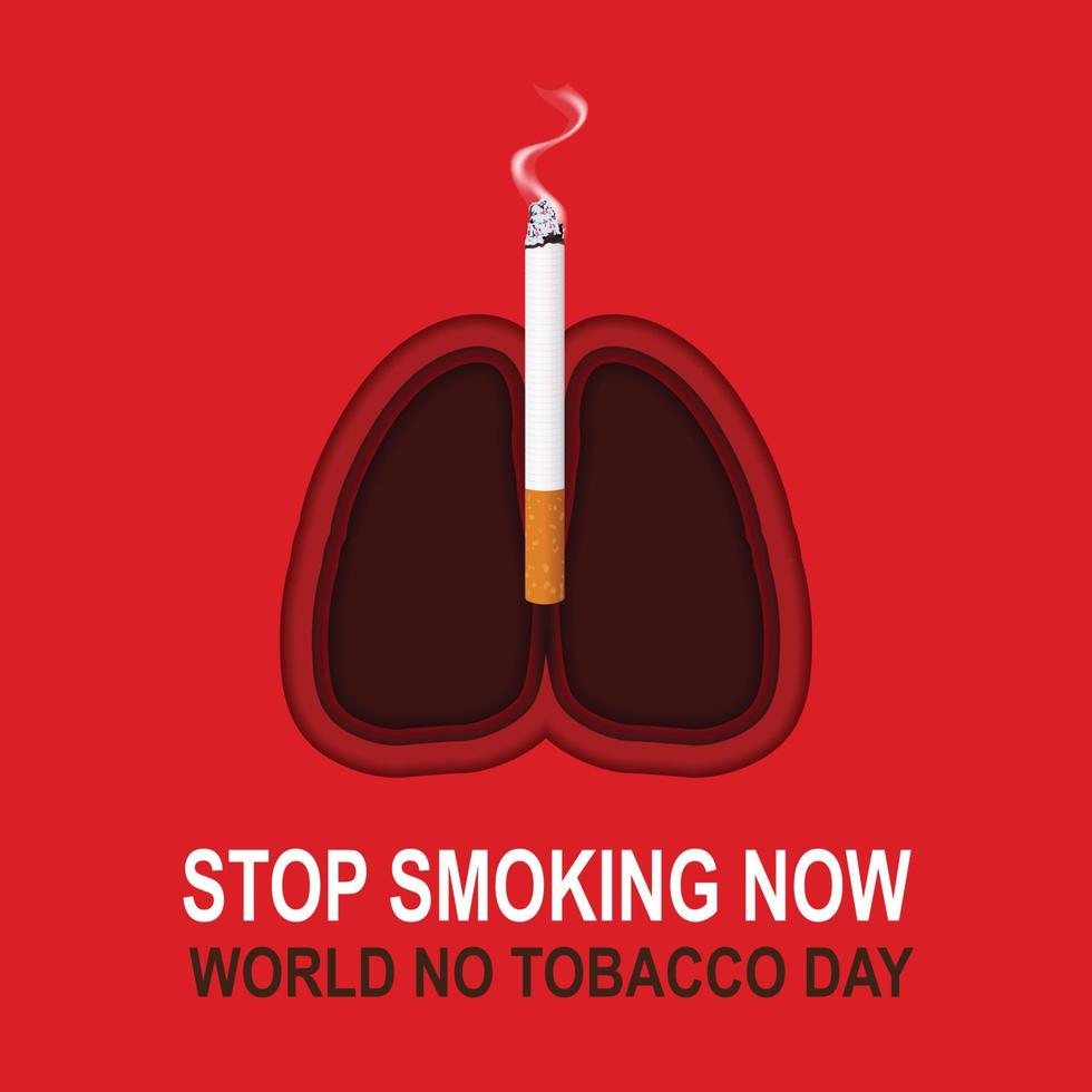 Stop Smoking. World No Tobacco Day. illustration Vector Eps 10.