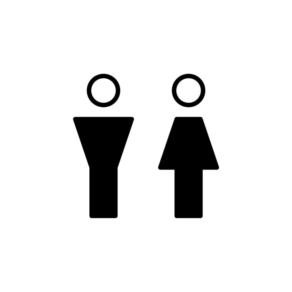 Gender, Sign, Male, Female, Straight Solid Line Icon Vector Illustration Logo Template. Suitable For Many Purposes.