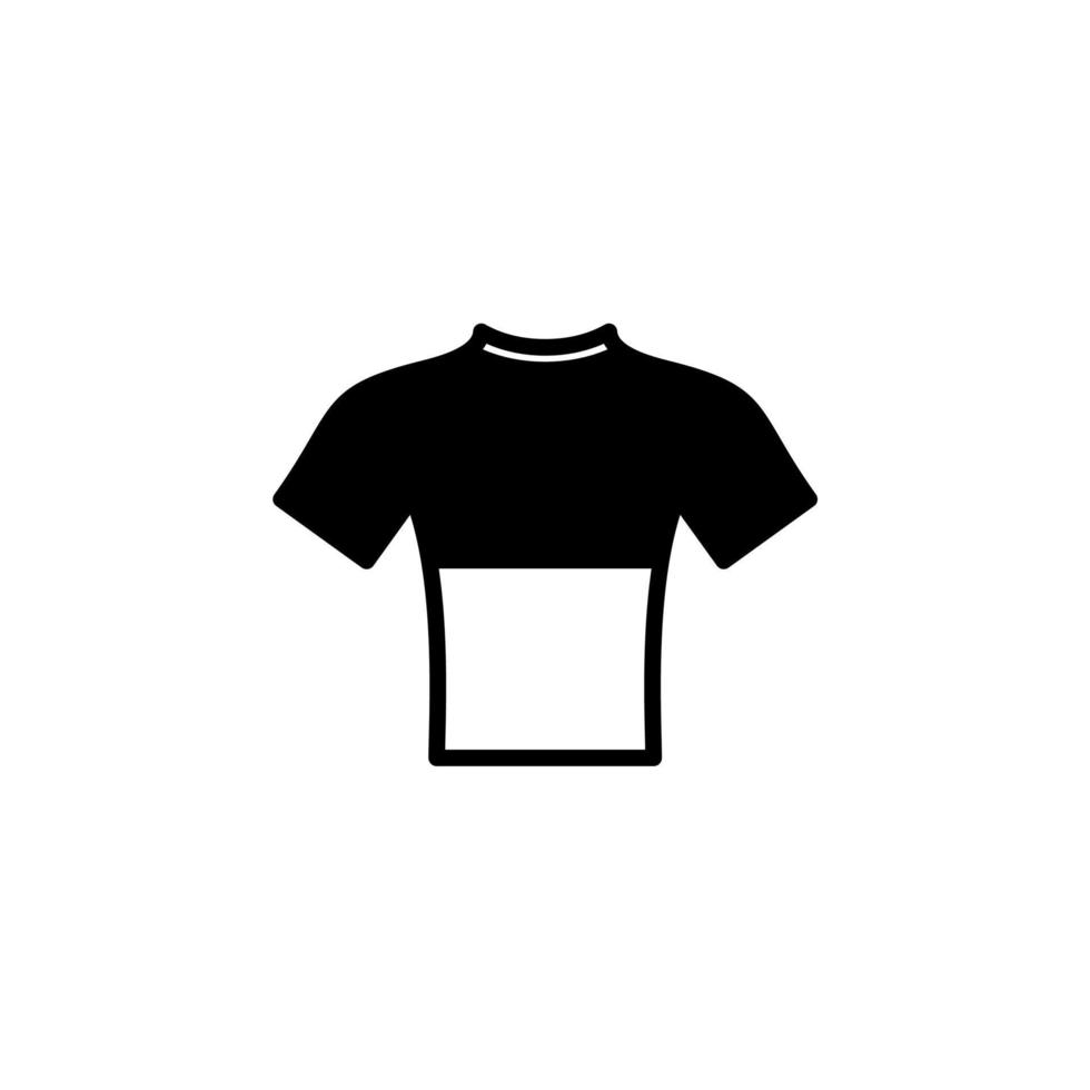 Shirt, Fashion, Polo, Clothes Solid Line Icon Vector Illustration Logo Template. Suitable For Many Purposes.