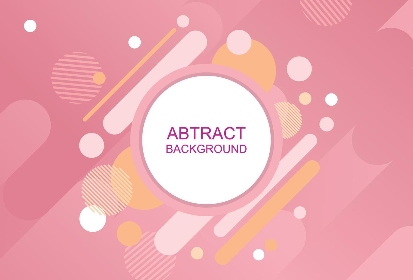 Abstract circle shape template background vector