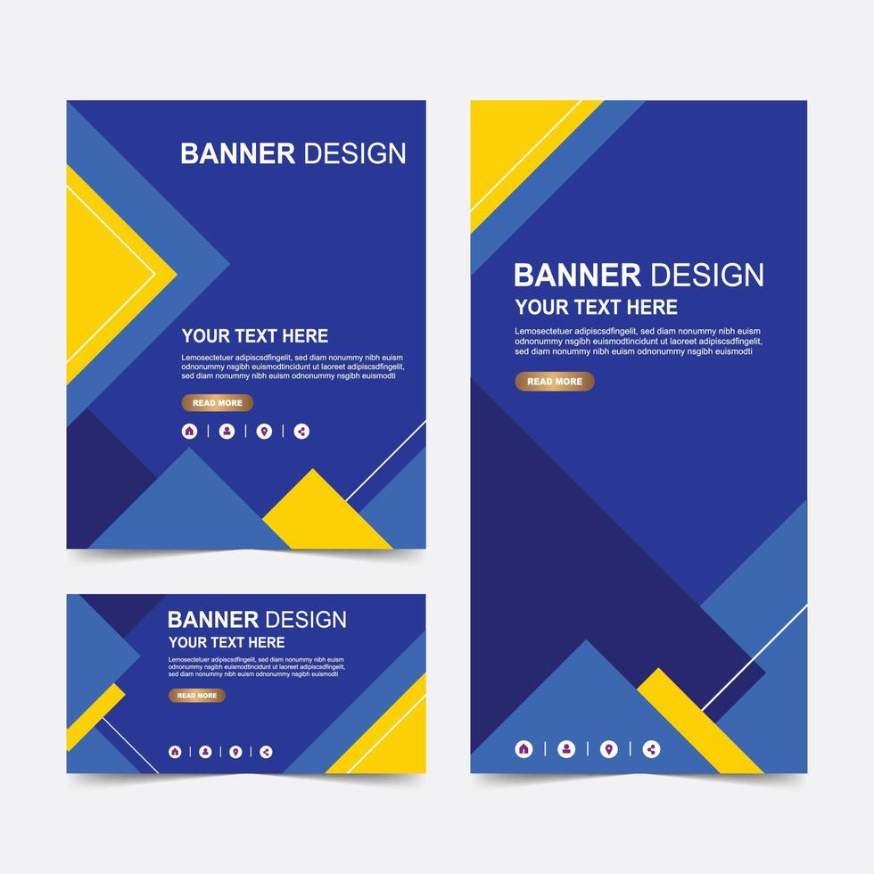 Abstract geometry on a blue background vector