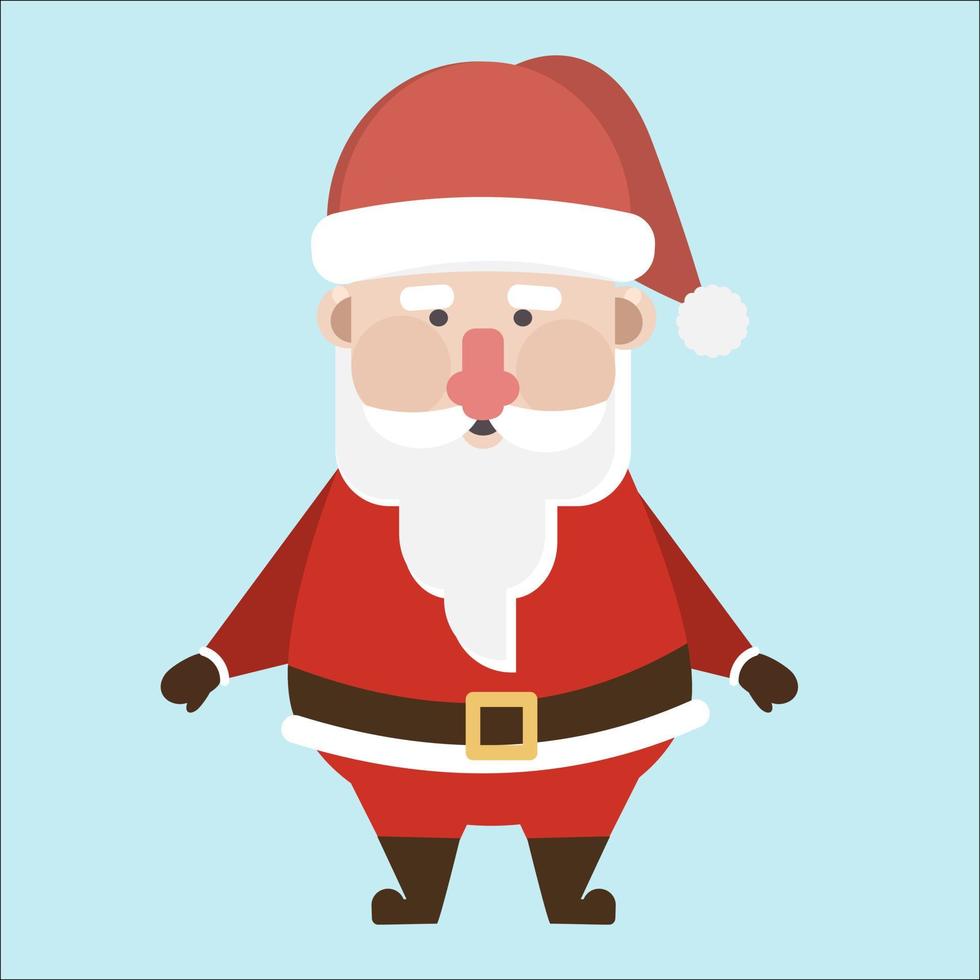 Santa clause character. vector