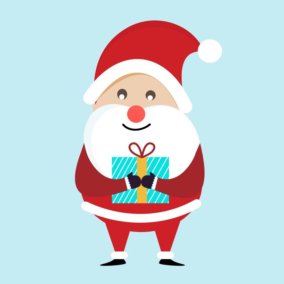 Santa clause character. vector