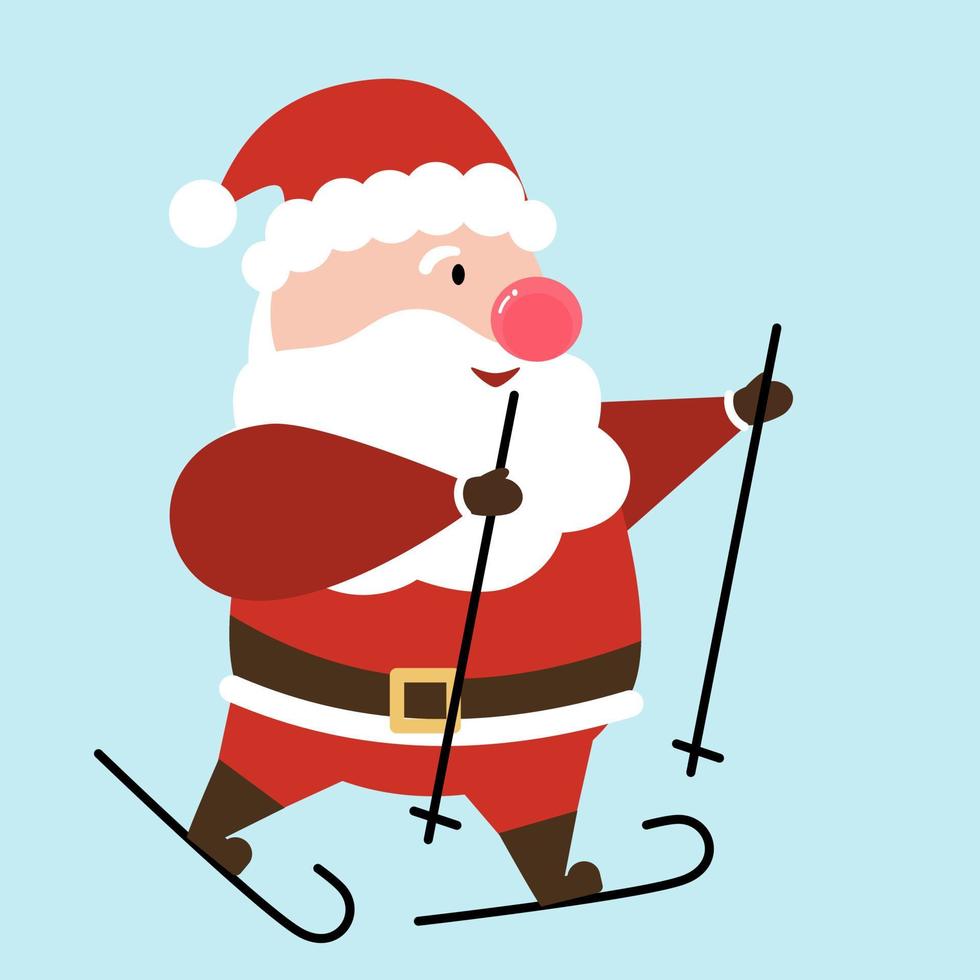 Santa clause character. vector