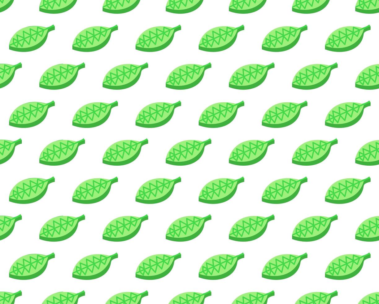 Spring stylized leaves color seamless vector pattern