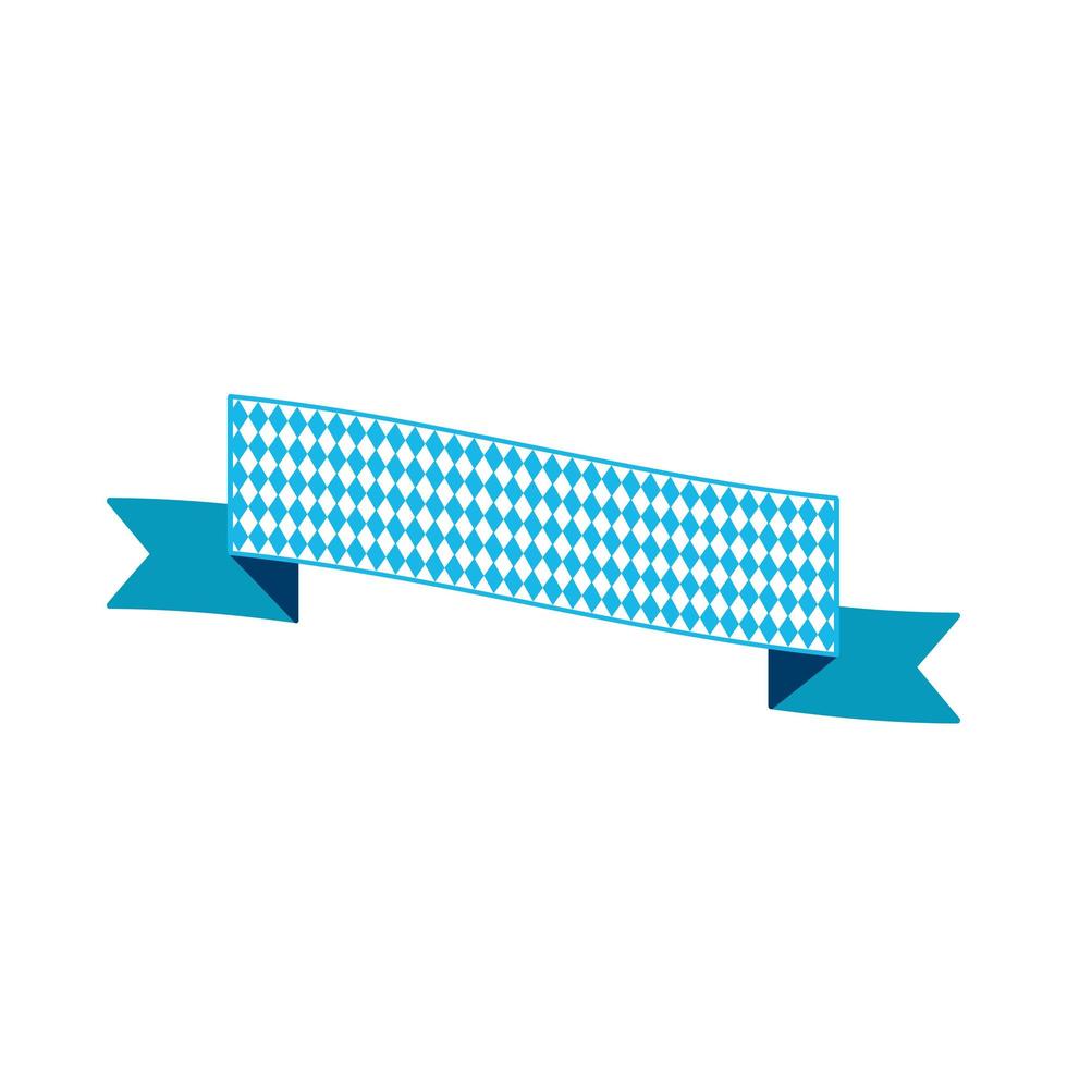 Oktoberfest simple ribbon for banner and headline vector