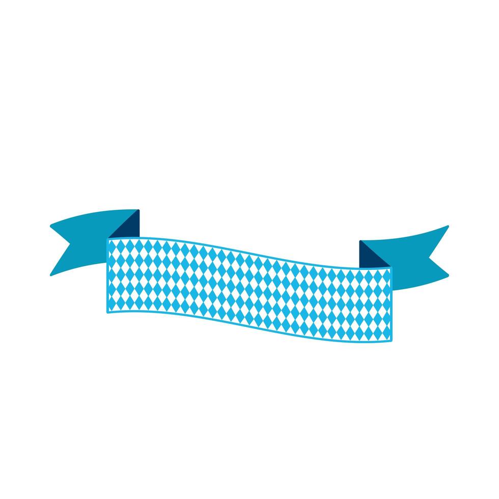 Oktoberfest simple ribbon for banner and headline vector