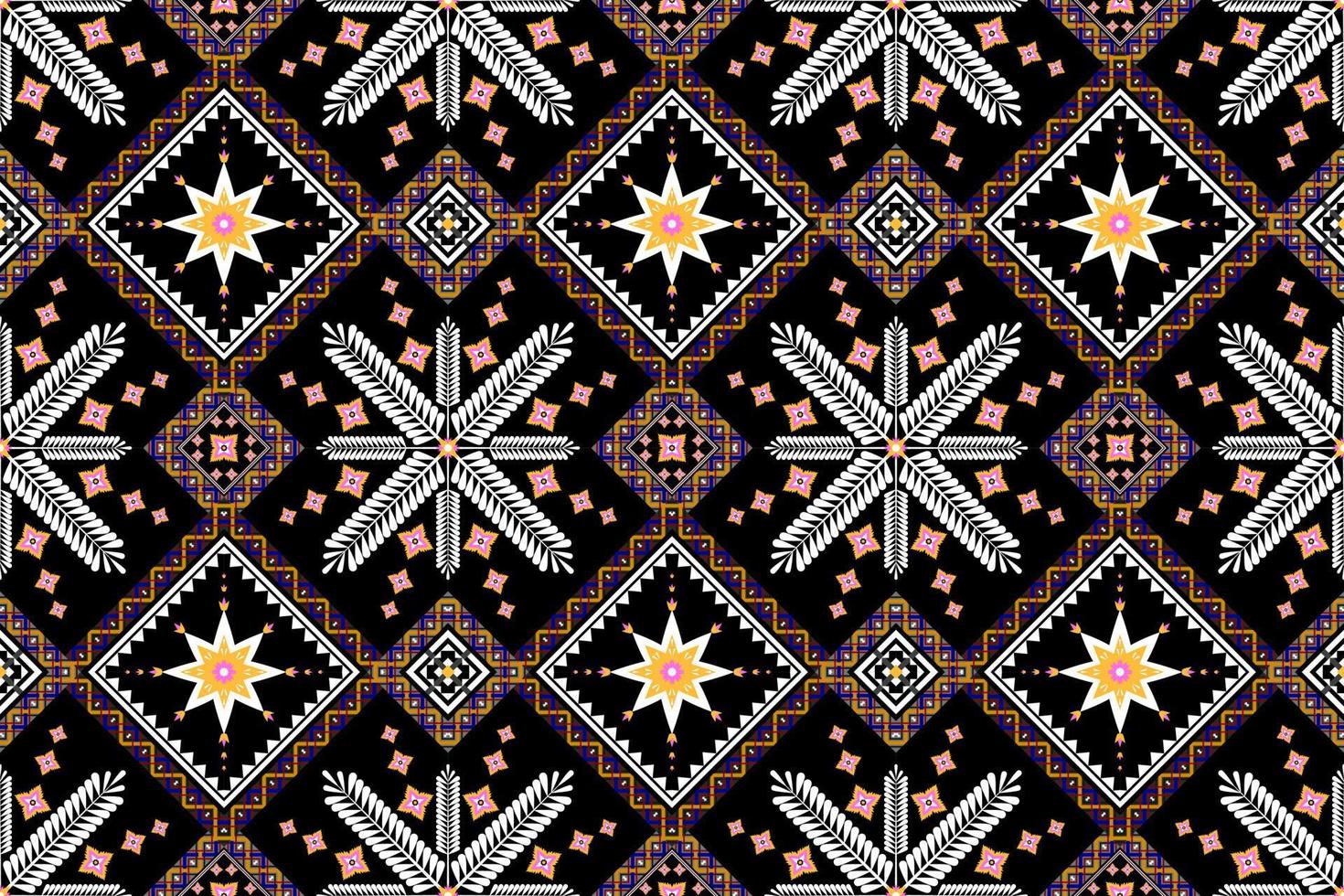 Abstract ethnic geometric pattern,print,border,tradition,ethnic oriental floral seamless pattern,illustration,Gemetric ethnic oriental ikat pattern traditional vector
