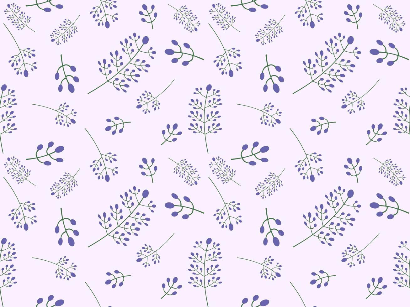 flower seamless pattern on purple background vector