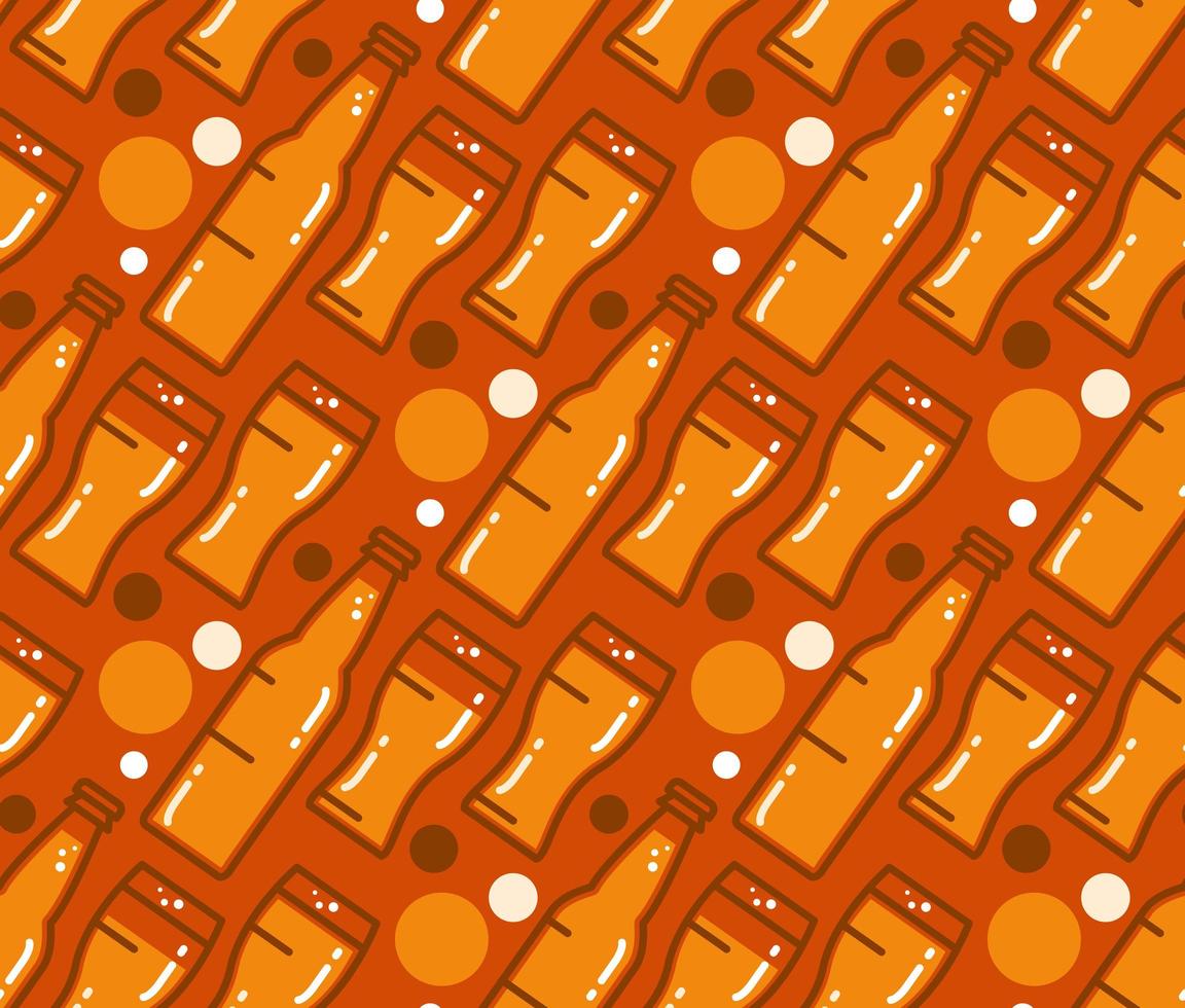 Oktoberfest Seamless Pattern vector