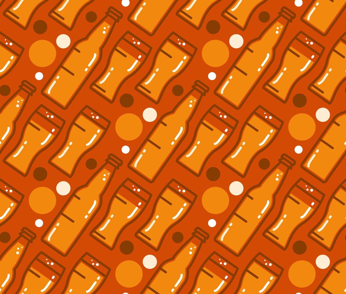 Oktoberfest Seamless Pattern vector