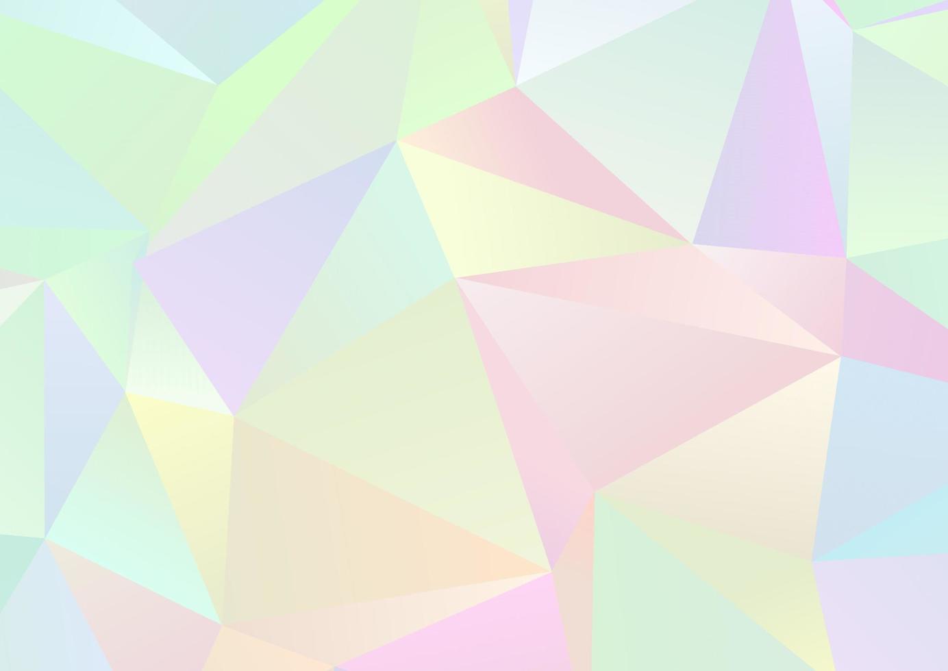 Pastel low poly design background vector