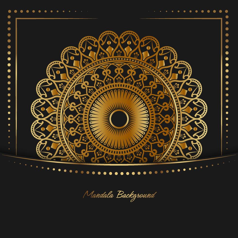 Luxury mandala background, vector design 016