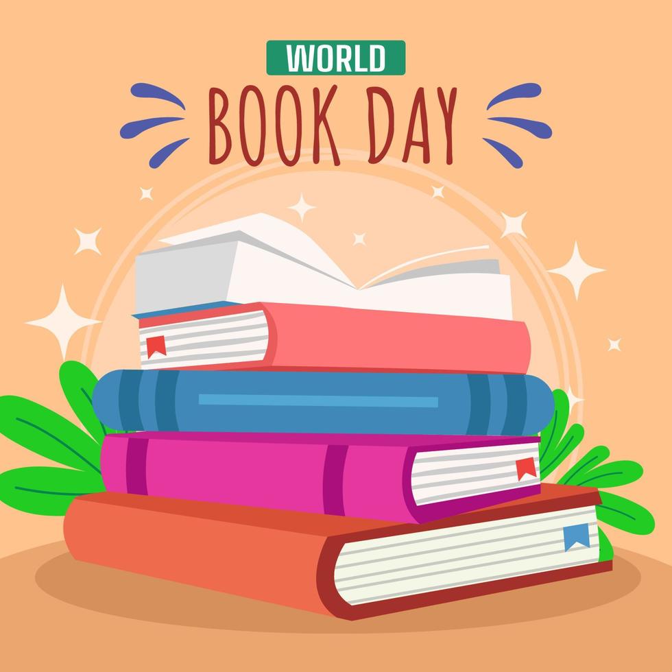 World Book Day Concept vector