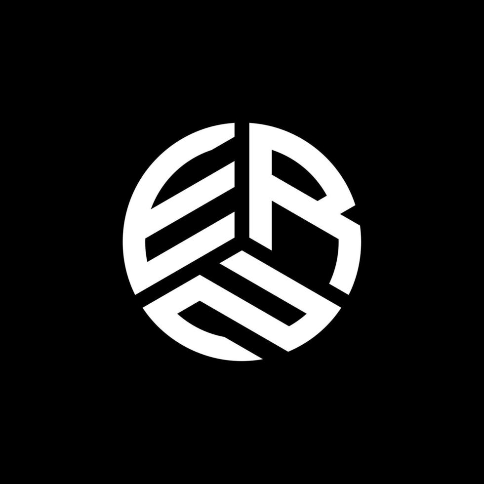 ERN letter logo design on white background. ERN creative initials letter logo concept. ERN letter design. vector