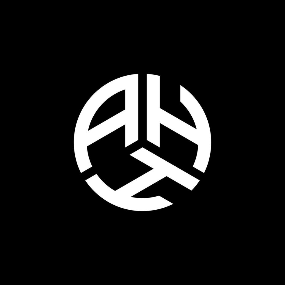 AHH letter logo design on white background. AHH creative initials letter logo concept. AHH letter design. vector