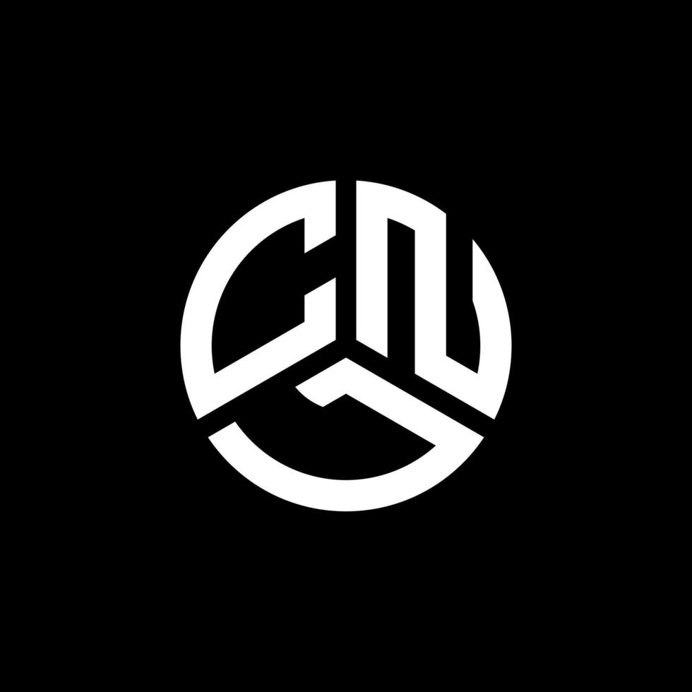 CNL letter logo design on white background. CNL creative initials letter logo concept. CNL letter design. vector