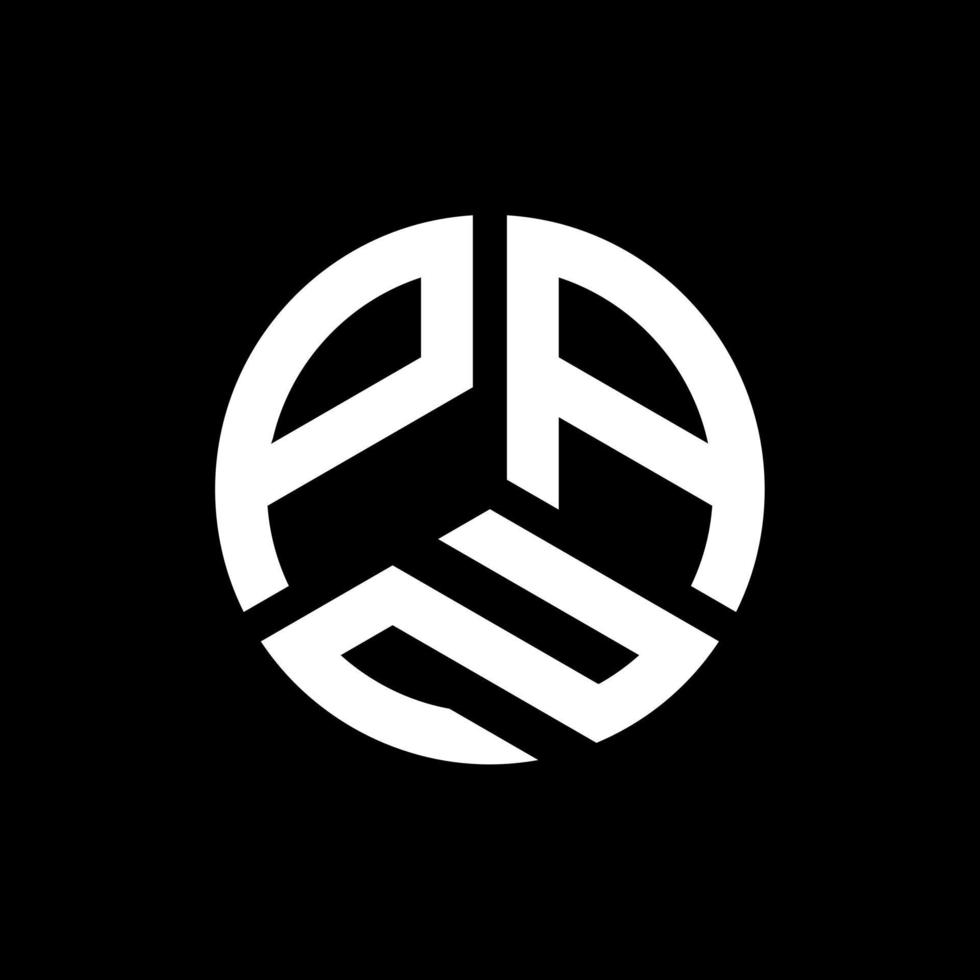 PAN letter logo design on black background. PAN creative initials letter logo concept. PAN letter design. vector