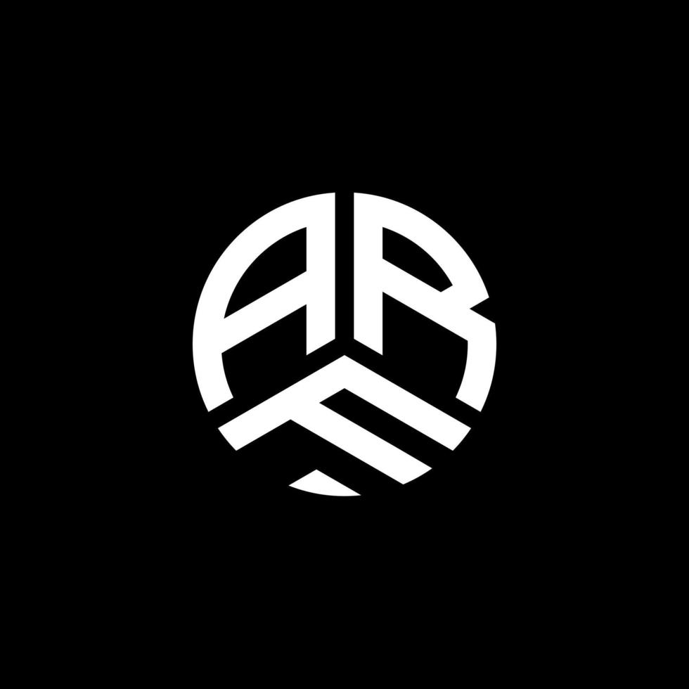 ARF letter logo design on white background. ARF creative initials letter logo concept. ARF letter design. vector