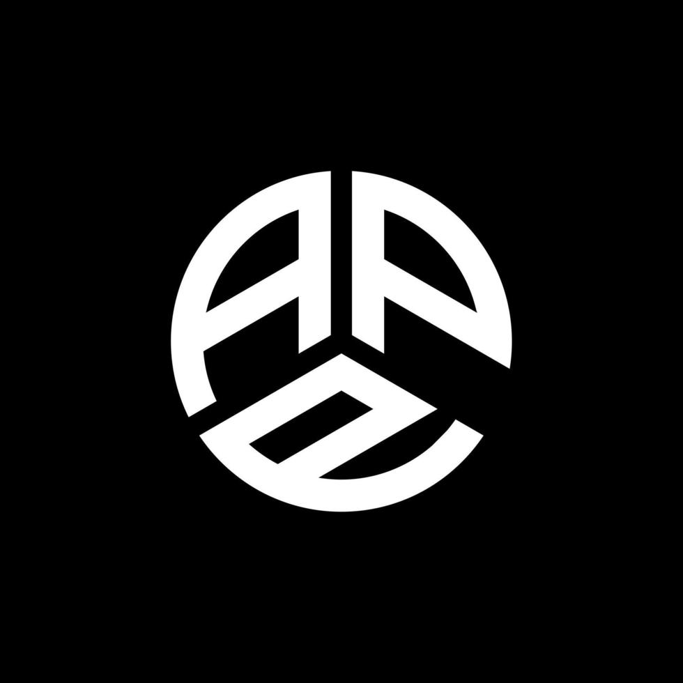 APP letter logo design on white background. APP creative initials letter logo concept. APP letter design. vector