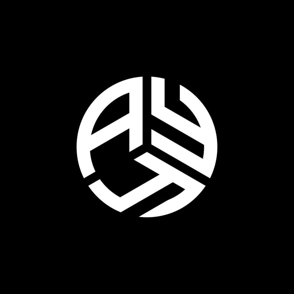 AYY letter logo design on white background. AYY creative initials letter logo concept. AYY letter design. vector