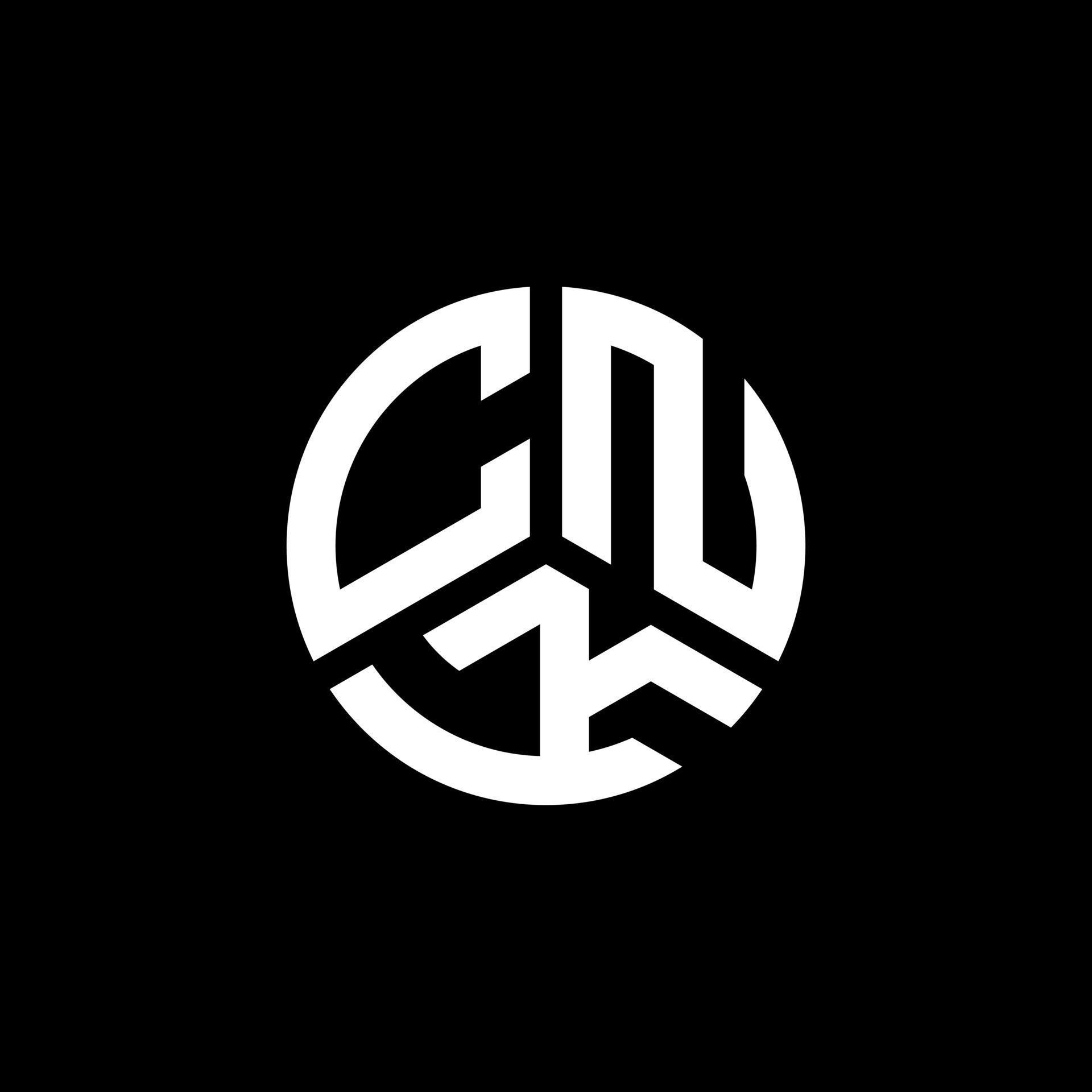 CNK letter logo design on white background. CNK creative initials letter logo concept. CNK