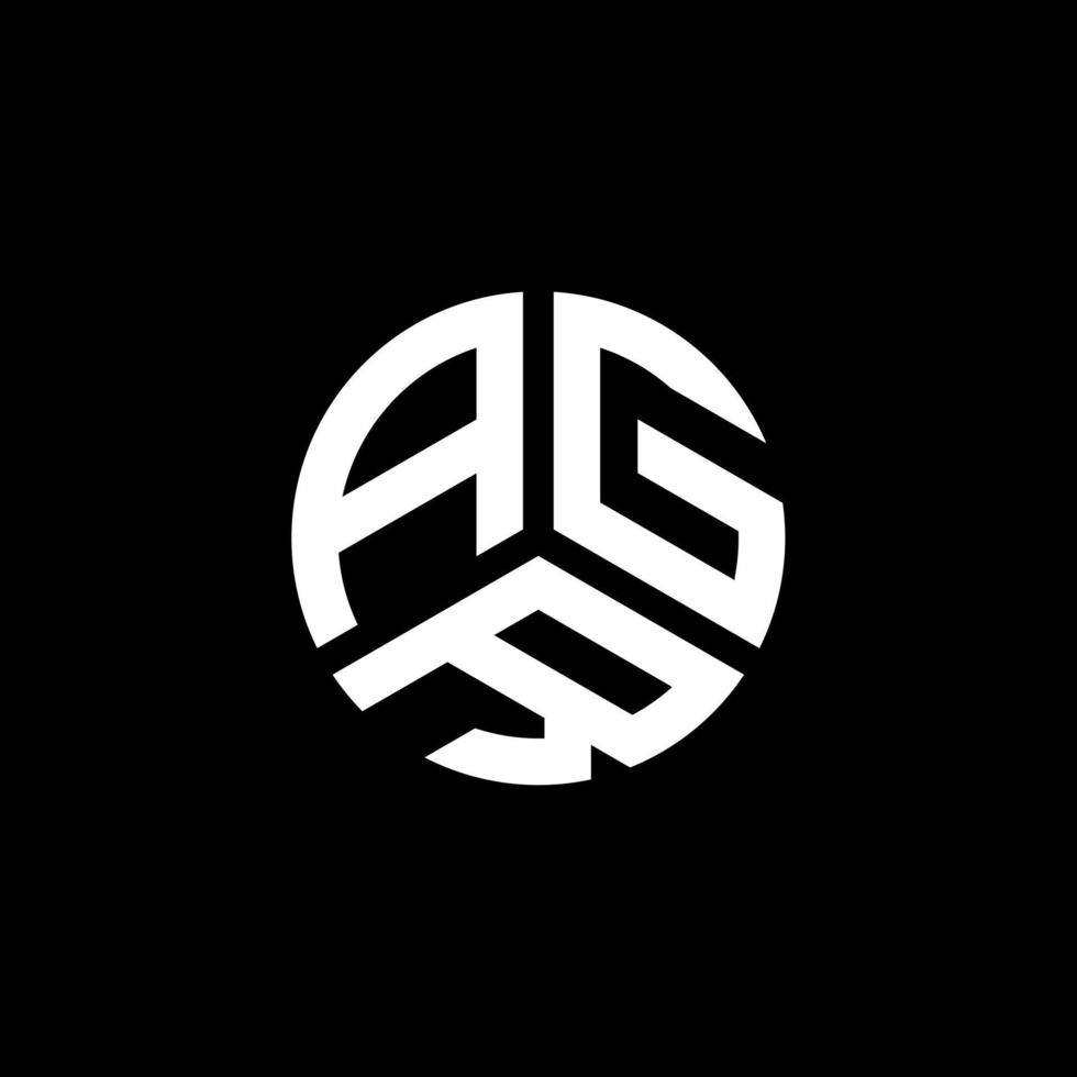 AGR letter logo design on white background. AGR creative initials letter logo concept. AGR letter design. vector