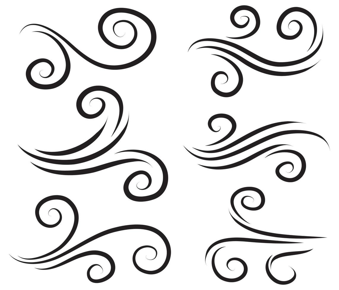 doodle wind illustration vector handrawn style