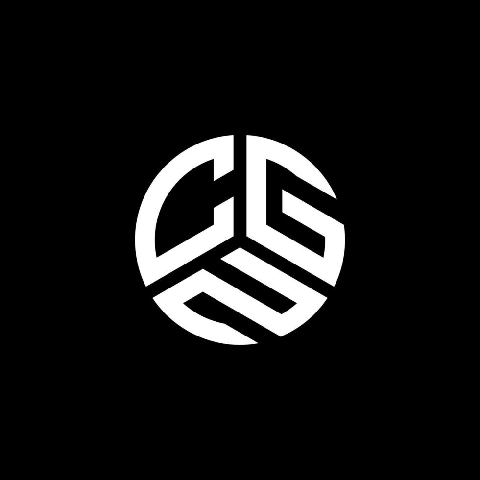 CGN letter logo design on white background. CGN creative initials letter logo concept. CGN letter design. vector