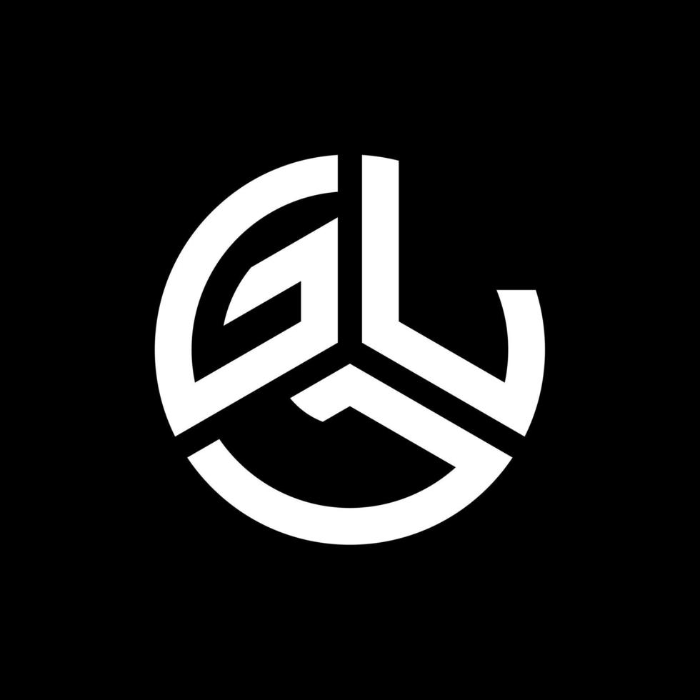 GLL letter logo design on white background. GLL creative initials letter logo concept. GLL letter design. vector