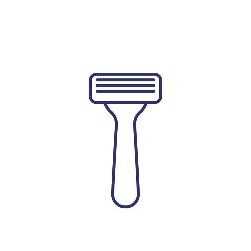 razor line icon on white vector