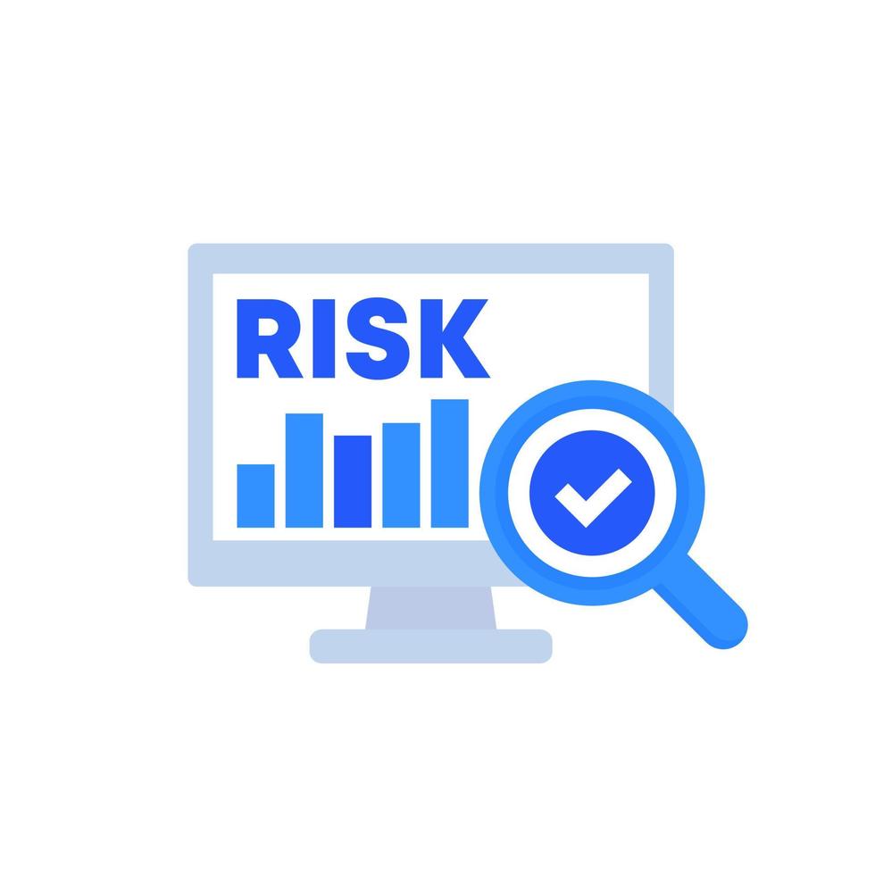 risk assessment icon, vector art 6960006 Vector Art at Vecteezy