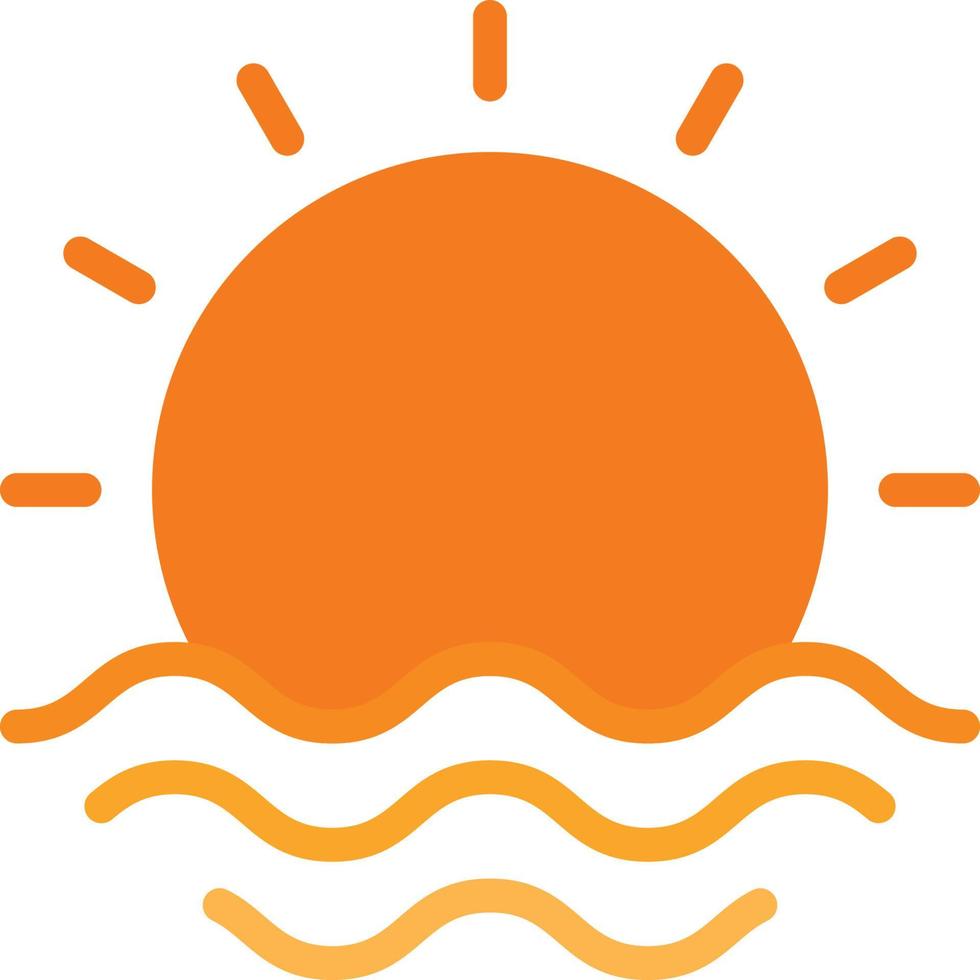 Sunset Icon Illustration vector