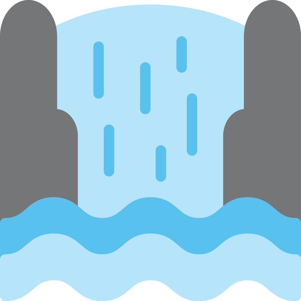 Waterfall Icon Illustration vector