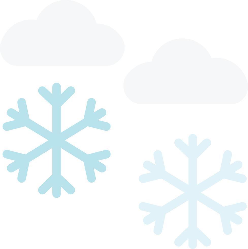 ilustración de icono de nieve vector