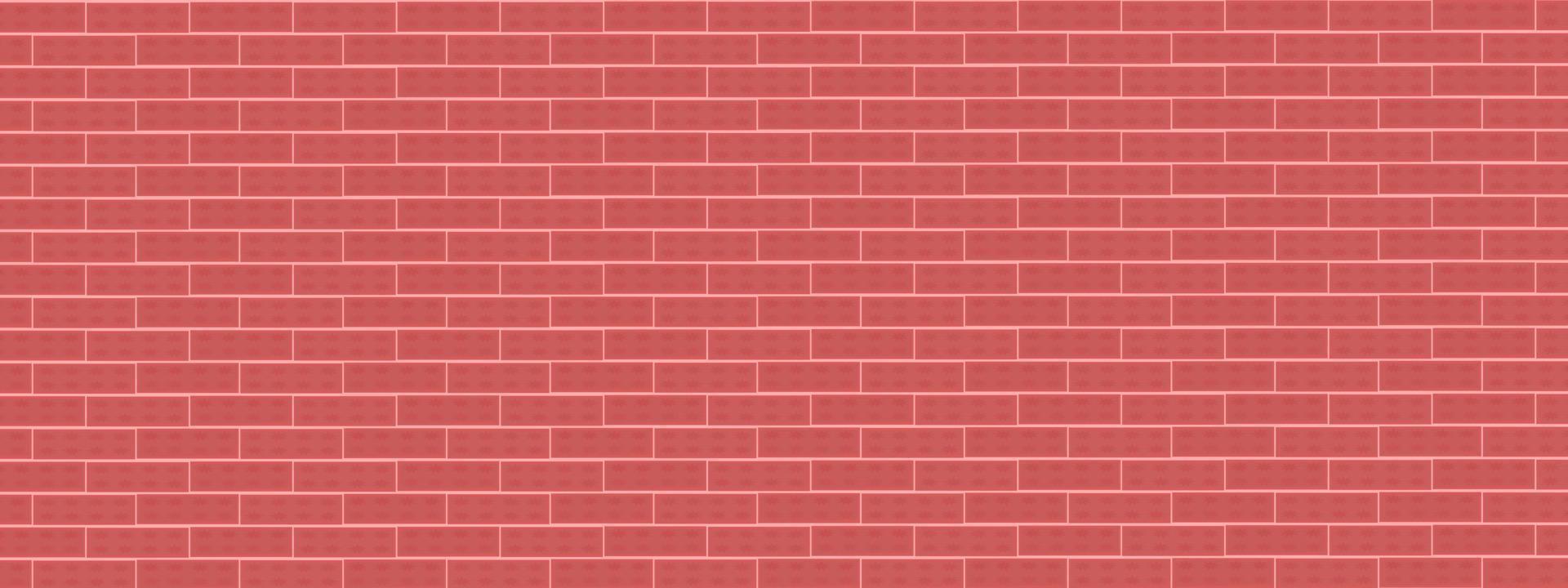 Red colorful brickwork abstract background pattern vector illustration