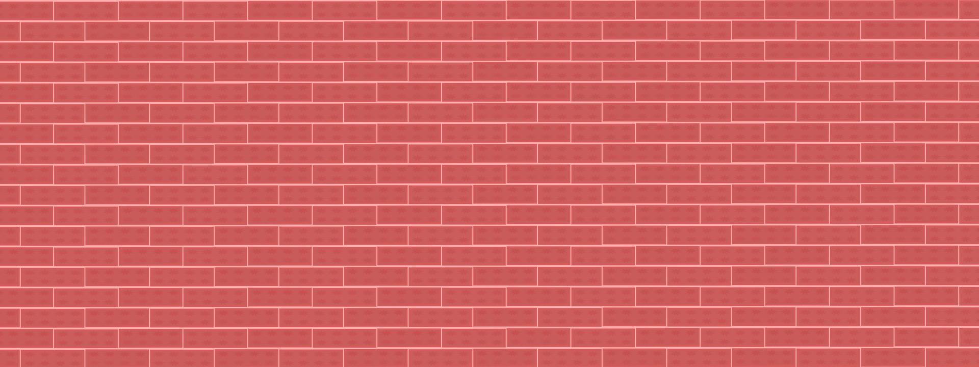 Red colorful brickwork abstract background pattern vector illustration