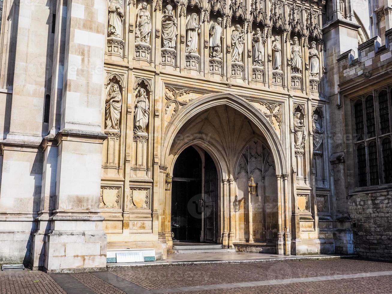 HDR Westminster Abbey church in London photo