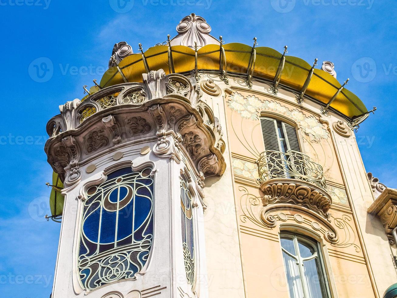 hdr casa fleur fenoglio, turín foto