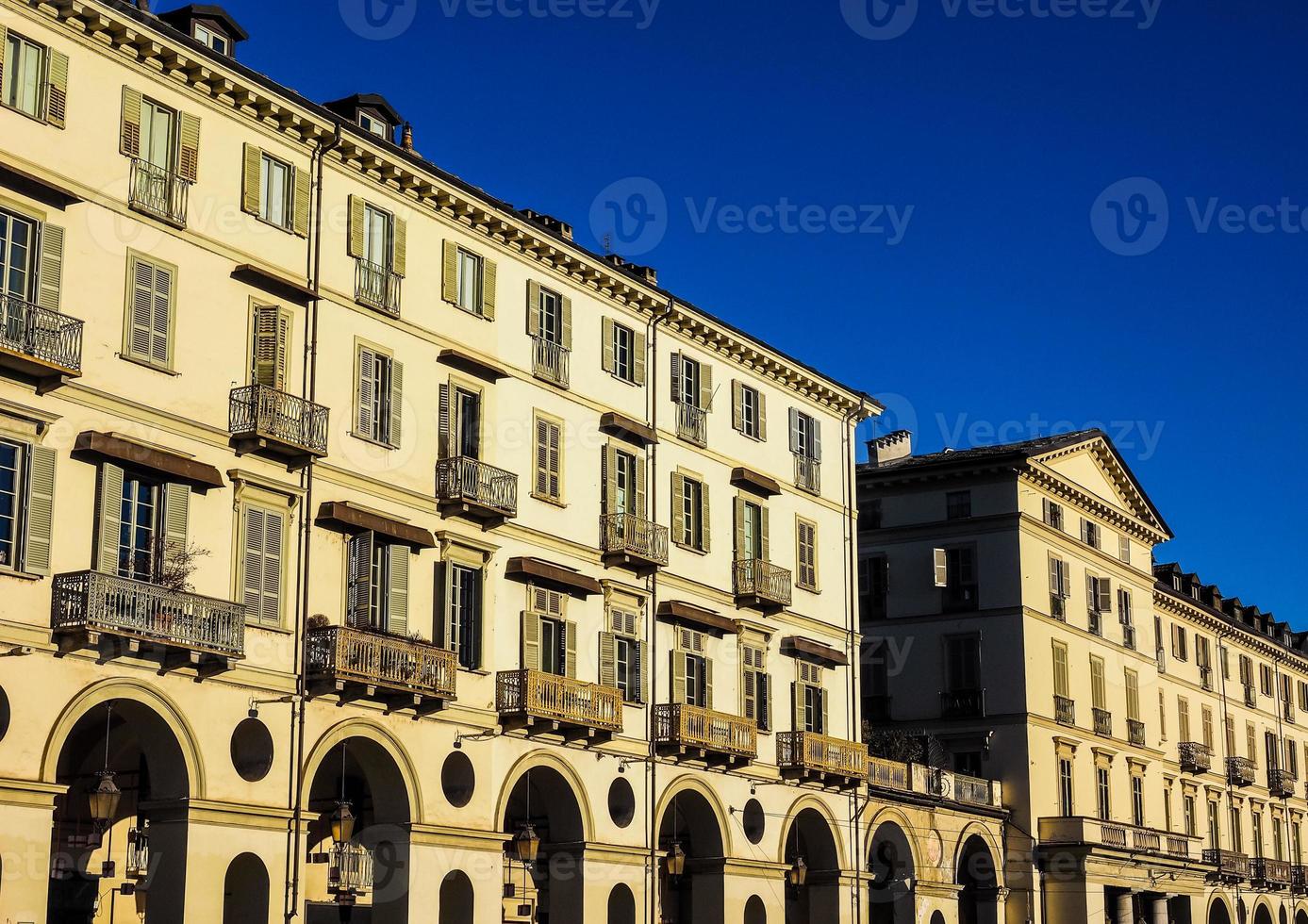 HDR Piazza Vittorio square in Turin photo