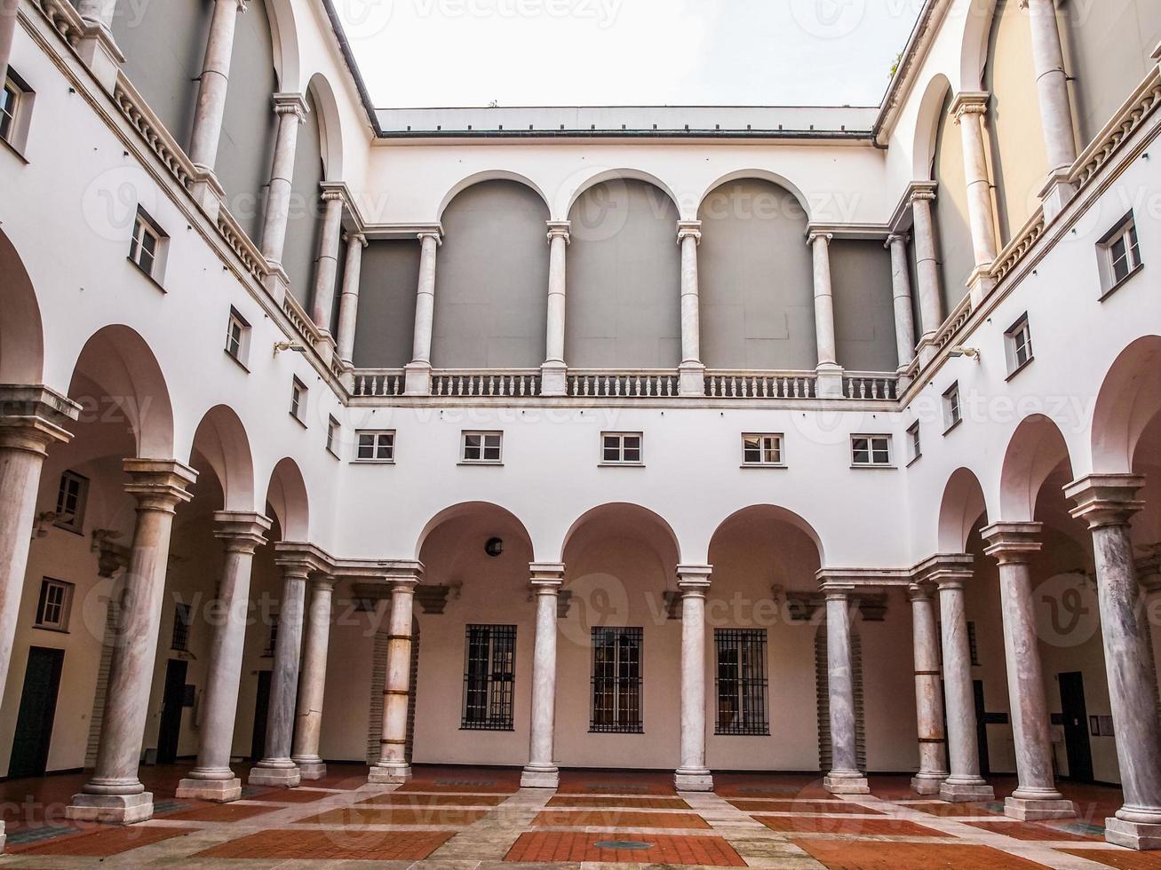 HDR Doge Palace in Genoa photo