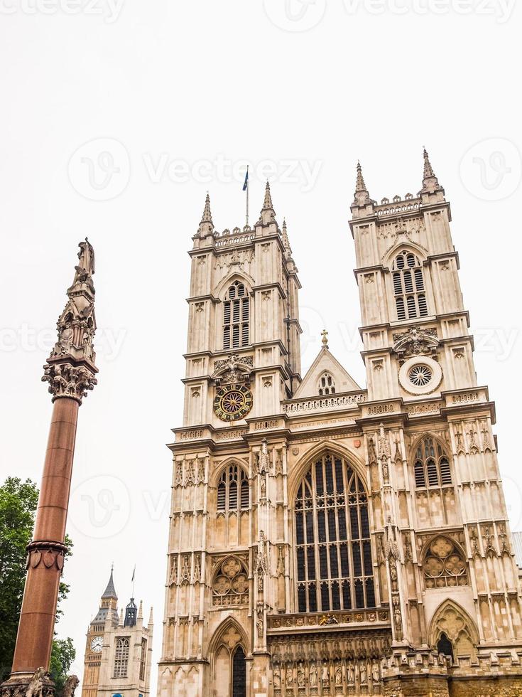 HDR Westminster Abbey church in London photo