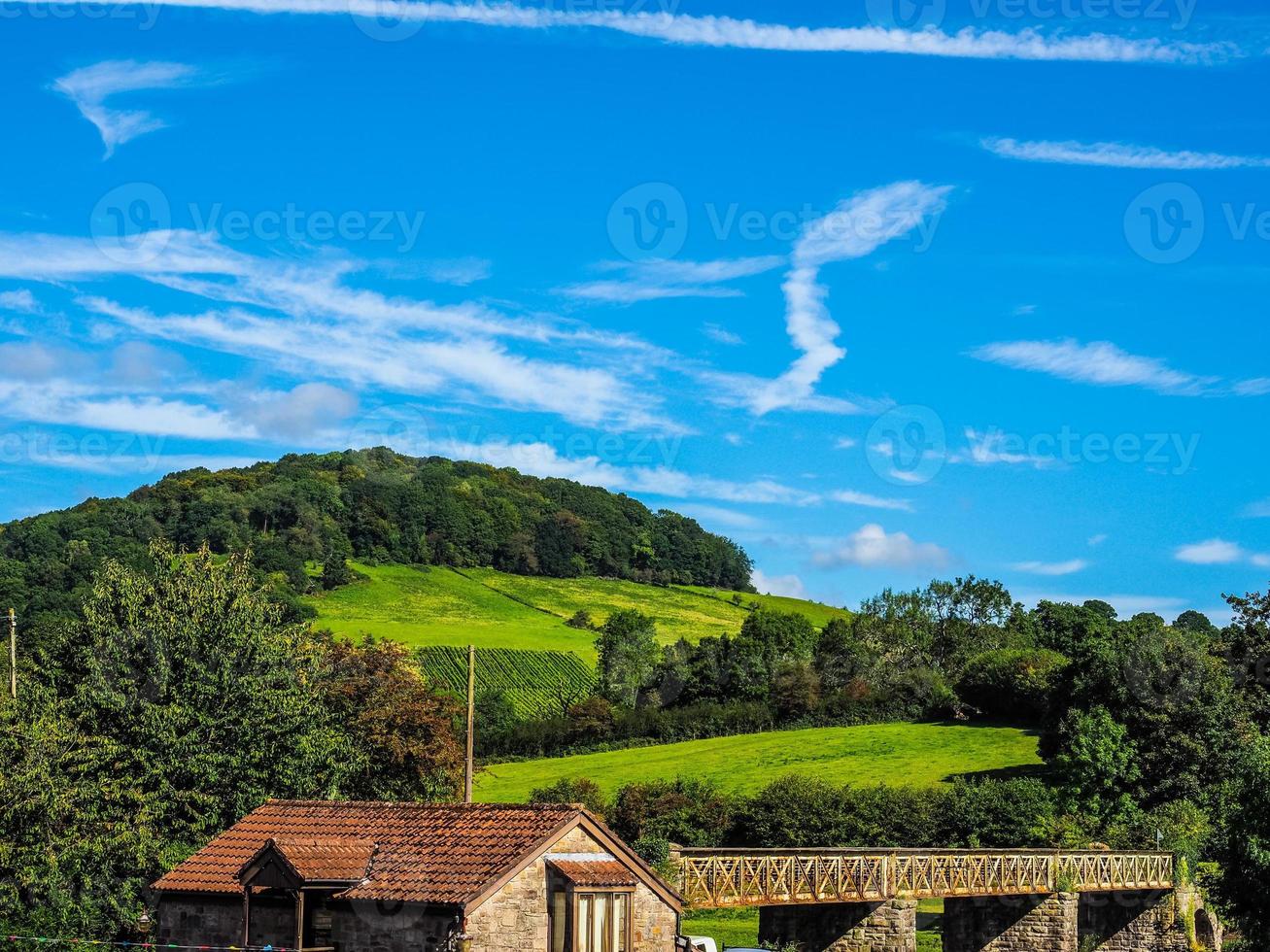 HDR Countryside in Tintern photo