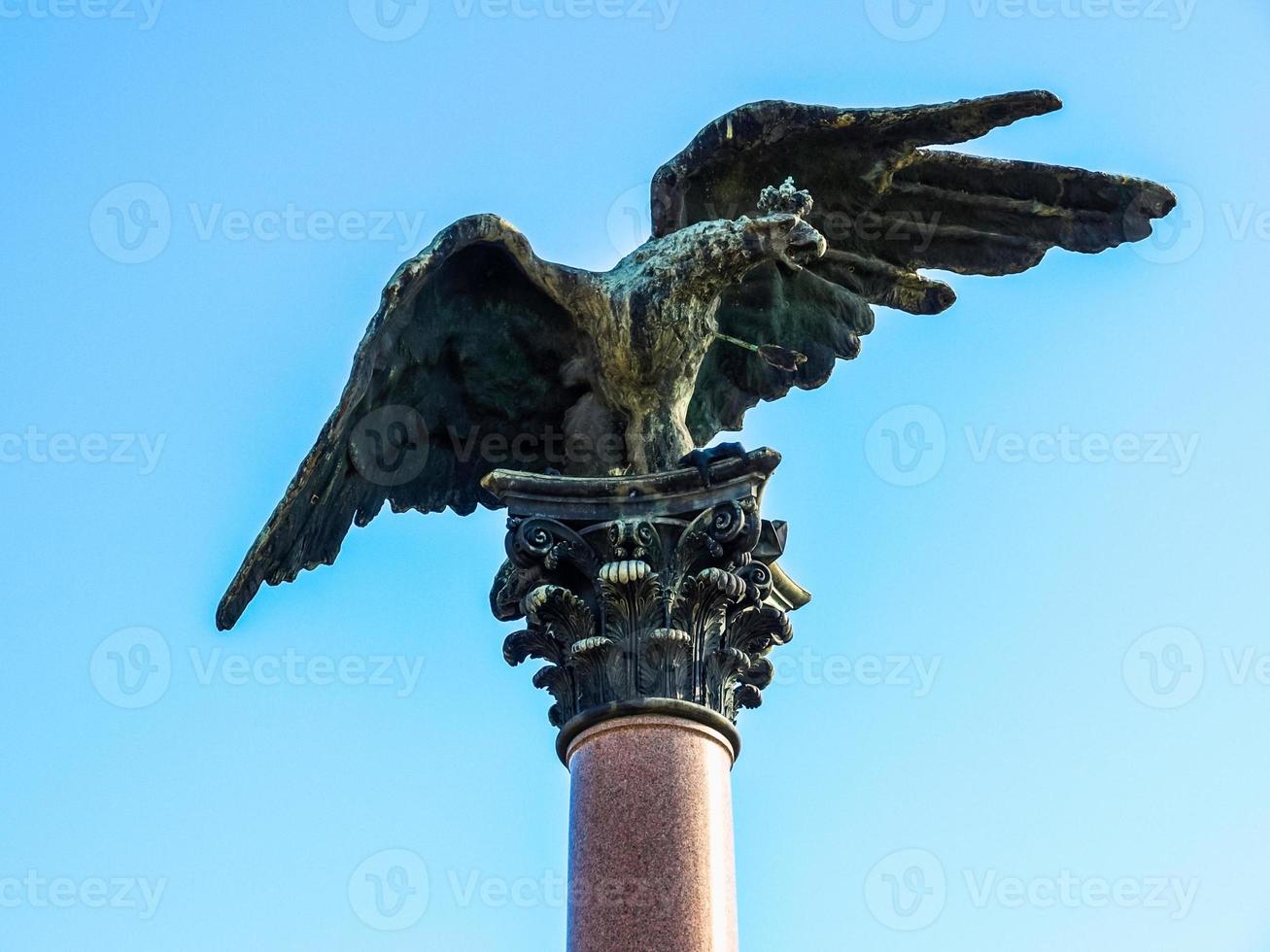 HDR King Umberto I monument photo